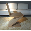 Wooden zig zag chair for home
